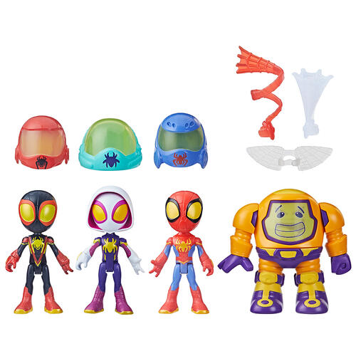 Marvel Spidey and His Amazing Friends Web-Spinners Gear Up For Adventure Pack