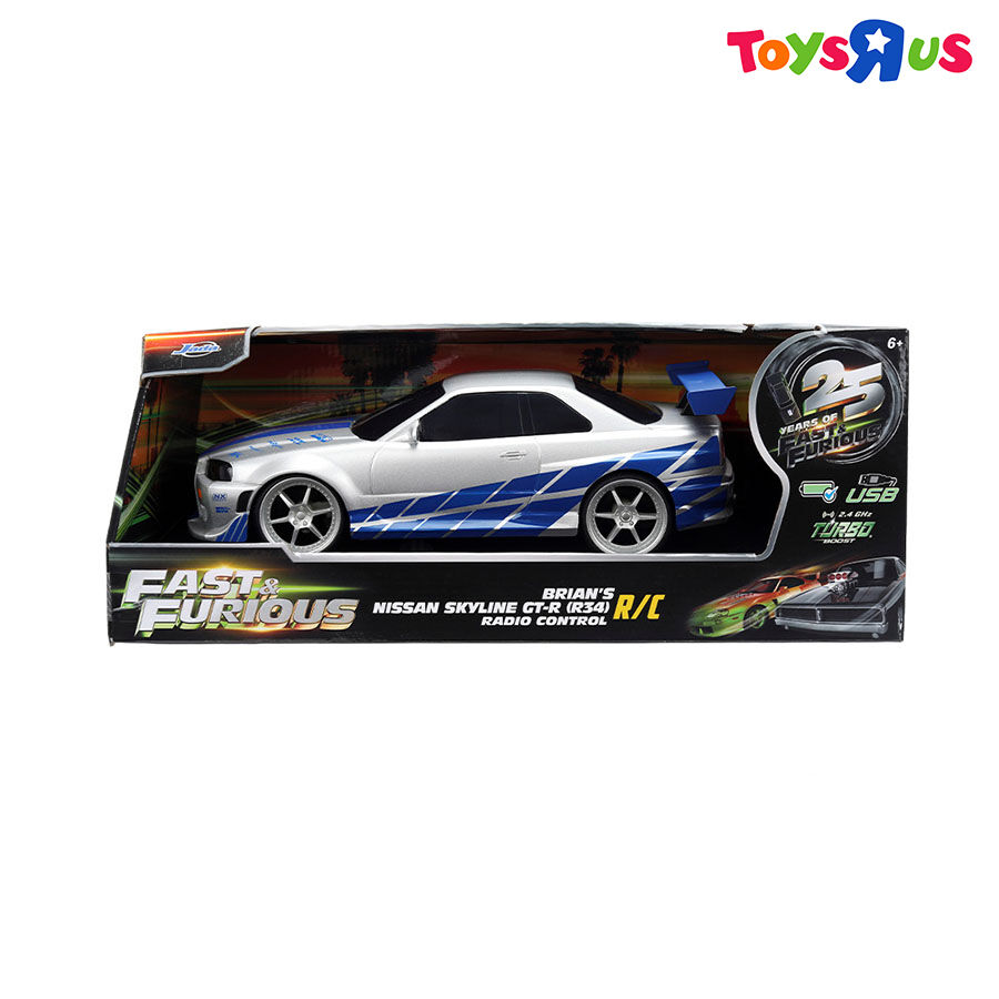 Jada 1:16 Fast & Furious R/C 2002 Nissan Skyline GT-R (BNR34
