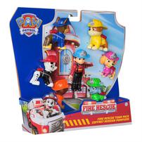 Paw Patrol Fire Rescue Team Figure Pack With 7 Collectible Figures