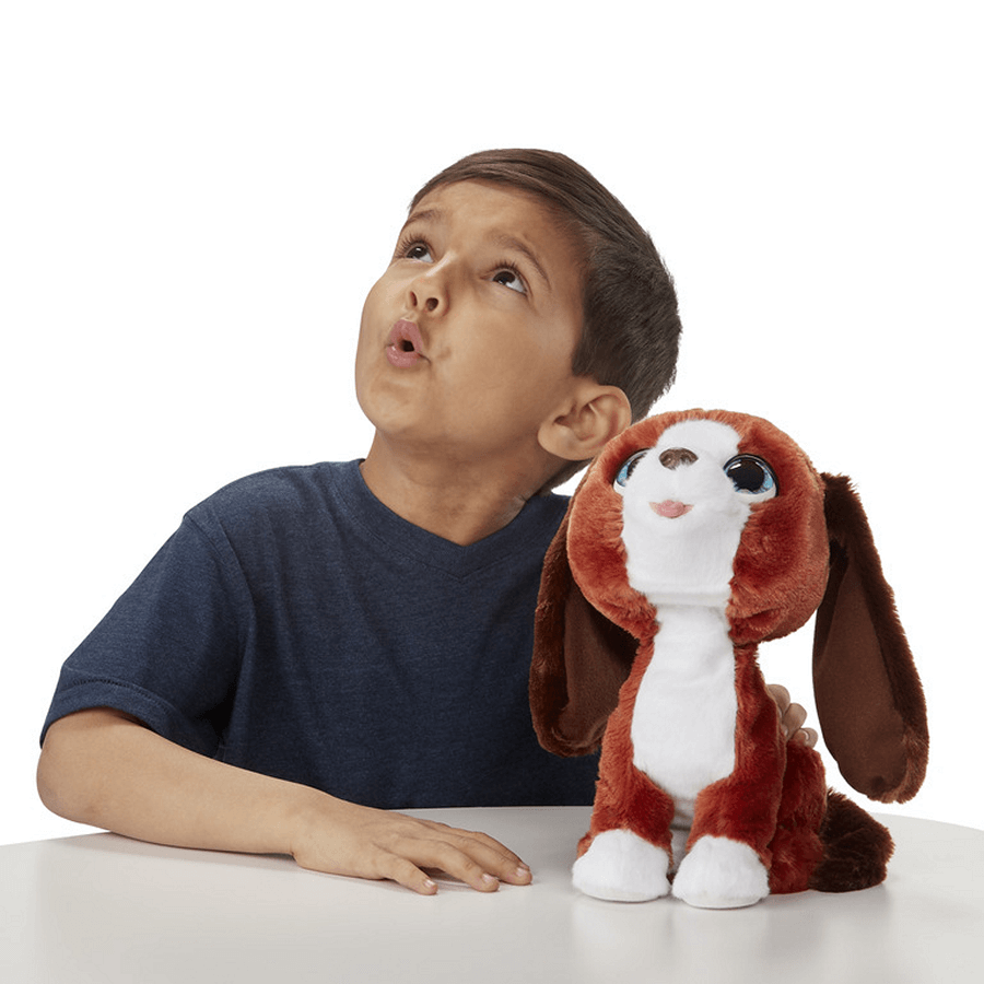 furreal howlin howie interactive plush pet toy