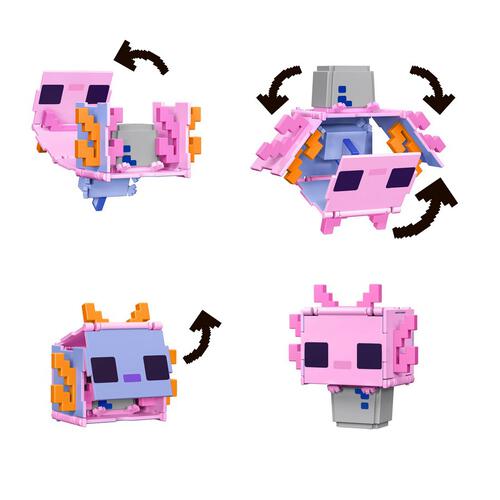 Minecraft Flippin Figures 2-Pack Alex & Axolotl