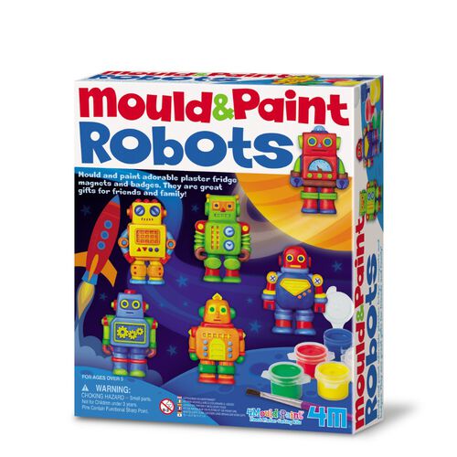 4M Robots Mould & Paint