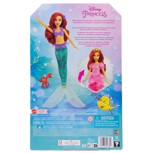 Disney Princess Mermaid To Princess Ariel