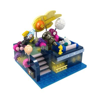 Peanuts Building Blocks Night Light - Rooftop After Dark (Stargazing)