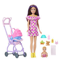 Barbie Skipper Babysitters + Charms Stroller
