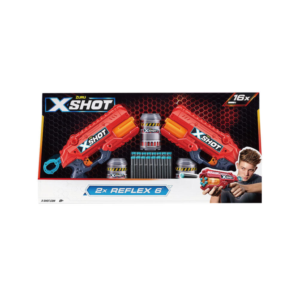 X-Shot Reflex 6 Double Pack | Toys