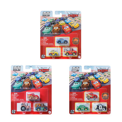 Disney Pixar Cars Mini Racers 3-Pack- Assorted