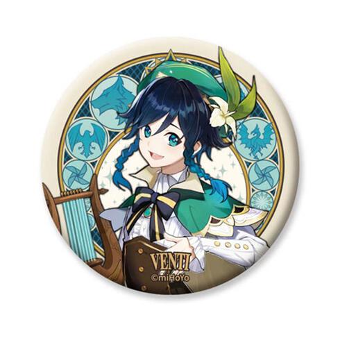 Genshin Impact Character Badge - Venti (Mondstadt Theme)