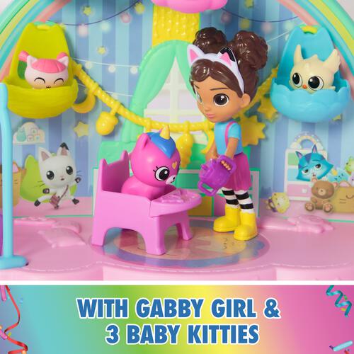 Gabby's Dollhouse Kitty Care Ear Purrfect Playroom Set