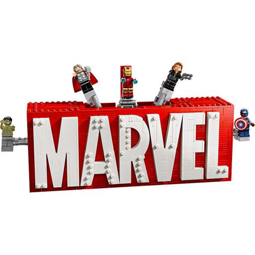 LEGO Marvel MARVEL Logo & Minifigures 76313