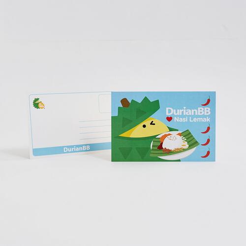 DURIANBB POST CARD NASI LEMAK
