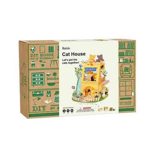 Rolife DIY House Cat House