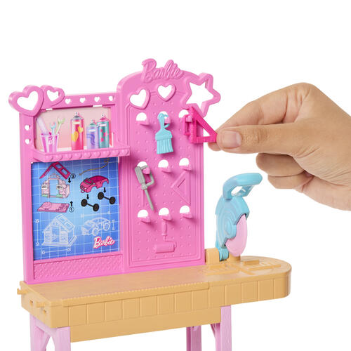 Barbie World Build-A-Doghouse Playset