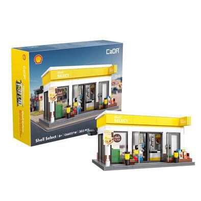 CaDA Shell Select Convenience Store Brick Building Mechanical Master