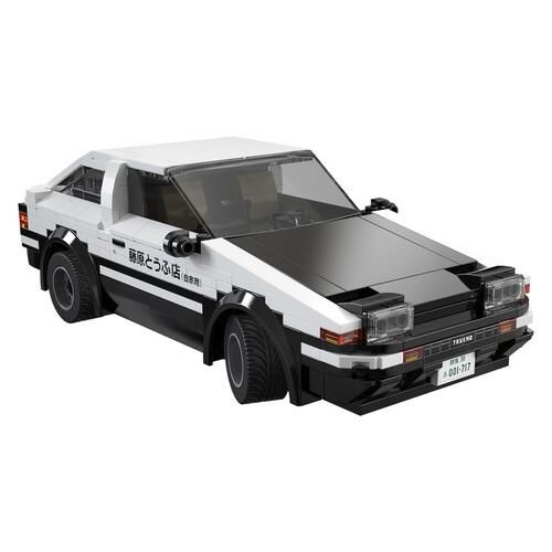 CaDA Initial D Takumi Fujiwara Toyota AE86 Trueno Brick DIY Brick R/C+APP Control 1:20 Scale RC Vehicles Set