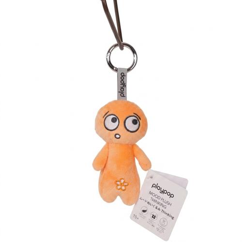 playpop Mood Plush Keychain - Thinking