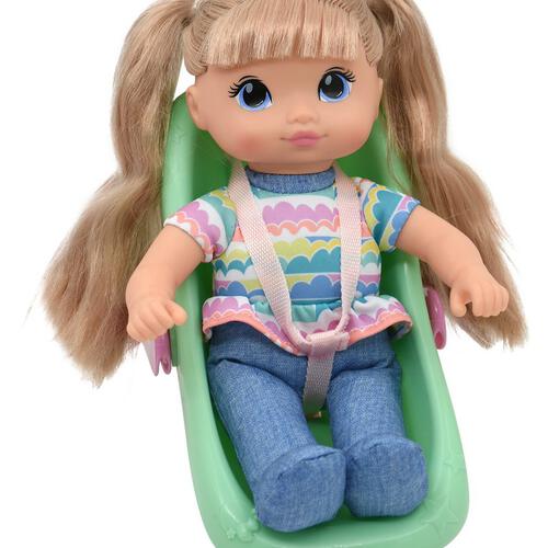 New Adventures Little Darlings Little Sweeties Car Seat-Carrier 10-Inch Doll