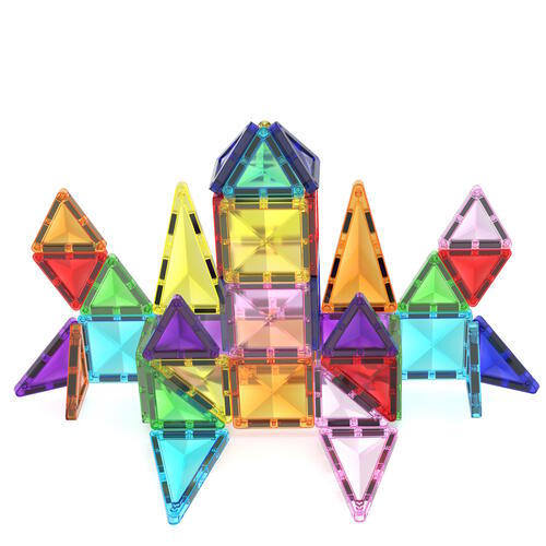 Picasso Tiles 40pcs Mini Diamond Magnetic Tiles Series Set