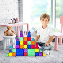 Picasso Tiles 61pcs Magnetic Tiles Classic Building Set