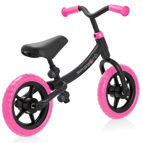 Globber Go Bike Black Neon Pink