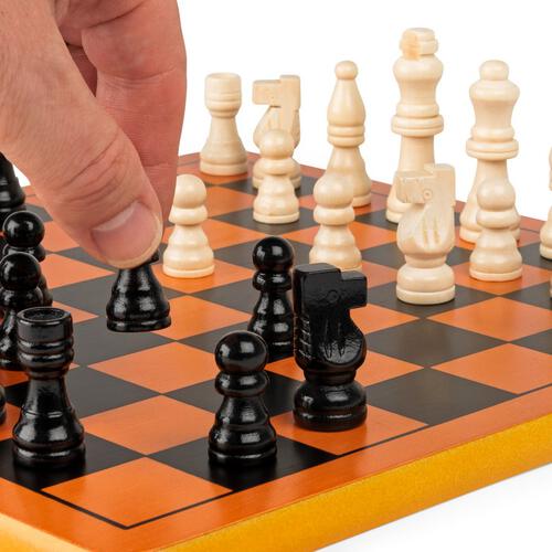 Cardinal Games Classic Wood Chess board and pieces
