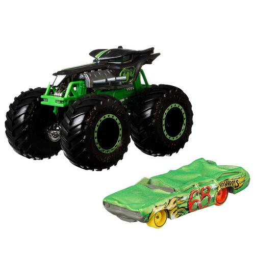 Hot Wheels Monster Trucks 1:64 Die-Cast Truck & Car - Assorted