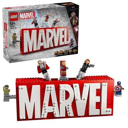 LEGO Marvel MARVEL Logo & Minifigures 76313