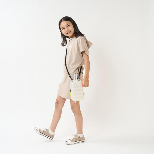 playpop Puffar&eacute; x playpop Inflatable Fashion Pouch - Pearl White