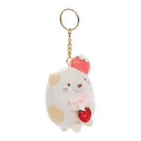 Sumikkogurashi Neko San-X Original Strawberry Series Keychain
