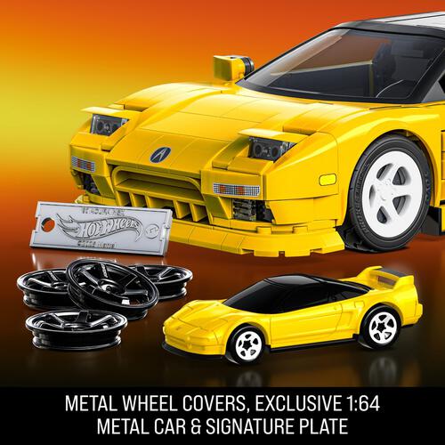 Mattel Brick Shop Hot Wheels Elite Series Acura Nsx Yellow (Sam'S)