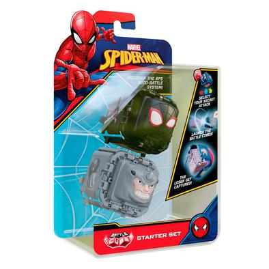 Marvel Spider-Man Battle Cube Miles Morales vs. Rhino 2 Pack
