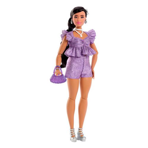 Barbie Deluxe Style Indian Purple Dress Fall