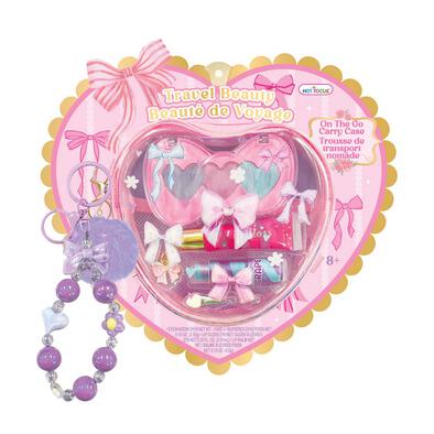 Hot Focus Travel Beauty Bowtiful Beauty Kit Washable Non-Toxic Makeup Toy Set