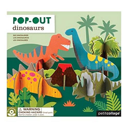 Petit Collage Pop Out Dinosaurs