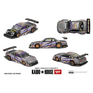Mini GT Nissan Silvia S13-R KAIDO DRIFT V1