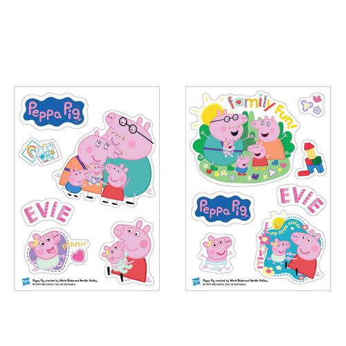 Peppa Pig Sticker Sheet - Assorted