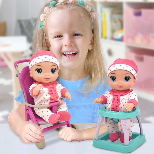New Adventures Magic Nursery Stroll & Scoot 8-Inch Doll
