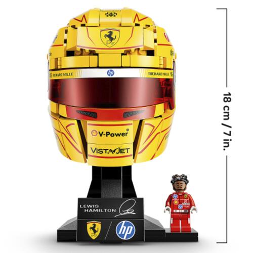 LEGO Editions Formula 1 Scuderia Ferrari HP Lewis Hamilton Helmet 43022