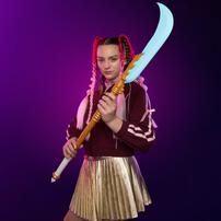Nerf KPop Demon Hunters Mira's Curved Moon Sword