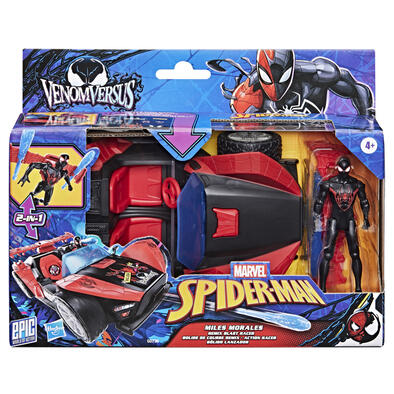 Marvel Spider-Man VenomVersus Epic World of Action Miles Morales Remix Blast Racer