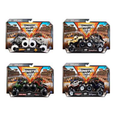 Monster Jam 1:64 2 Packs - Double Down Showdown Refresh - Assortment