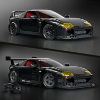 Mattel Brick Shop Hot Wheels Elite Series Toyota Supra (WMT) Black