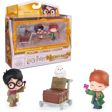 Wizarding World: Harry Potter Micro Magical Moments Collectible Year 1 3-Pack