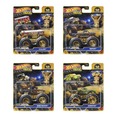 Hot Wheels Monster Truck 1:64 Bigfoot Trophy Champions Singles - Assorted