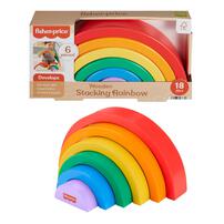Fisher-Price Wood Stacking Rainbow