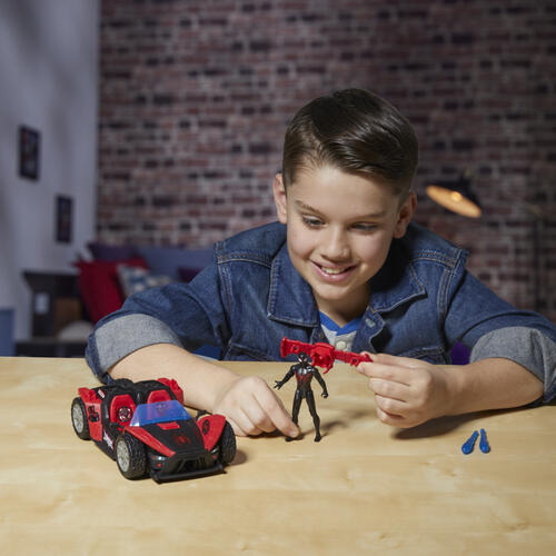 Marvel Spider-Man VenomVersus Epic World of Action Miles Morales Remix Blast Racer