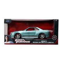 JADA 1:24 FF 2002 Nissan Skyline GT-R R34 -Green