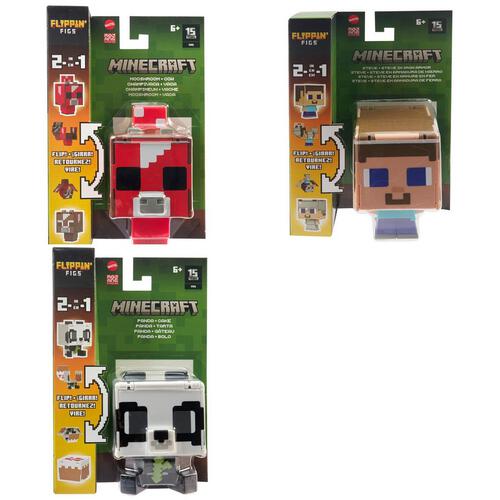 Minecraft Flipping Figures - Assorted