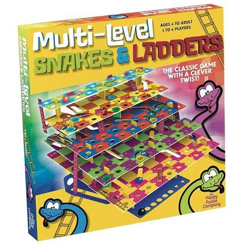 The Happy Puzzle Company Multi Level Snakes & Ladders