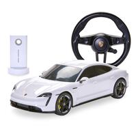 Sharper Image Toy RC Porsche Taycan Turbo S Real Drive 1:20 scale Vehicles Set